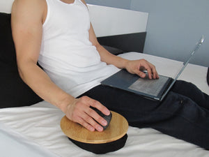 Beanbag Mousepad - Ergonomic Comfortable Mouse Pad for Sofa, Bed, Couch, and Anywhere Else