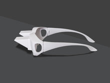 Load image into Gallery viewer, White Lazy Glasses Horizontal Reader Periscope Mirror Glasses - Watch TV in bed!