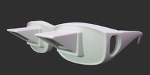 Load image into Gallery viewer, White Lazy Glasses Horizontal Reader Periscope Mirror Glasses - Watch TV in bed!