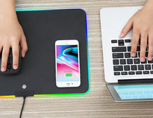 Load image into Gallery viewer, MOJO Wireless Charger Mousepad - Qi Quick Charging Mouse Pad
