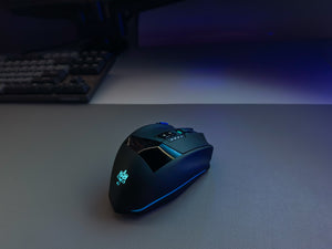 Silent Dual Mode Wireless Rechargeable Gaming Mouse - Ultra Fast Tournament Level Performance