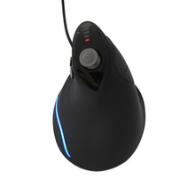 Load image into Gallery viewer, Silent Vertical Gaming Mouse - Ergonomic Mouse for PC Gaming w/ 4 Directional Joystick Buttons