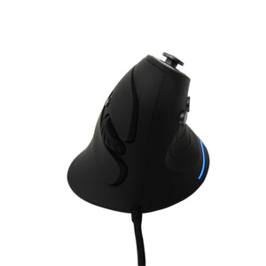 Silent Vertical Gaming Mouse - Ergonomic Mouse for PC Gaming w/ 4 Directional Joystick Buttons