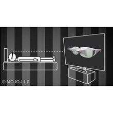 Load image into Gallery viewer, White Lazy Glasses Horizontal Reader Periscope Mirror Glasses - Watch TV in bed!