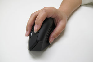 Dual Mode Silent Vertical Mouse - Bluetooth/Wireless Optical Ergonomic Mouse w/Adjustable Sensitivity